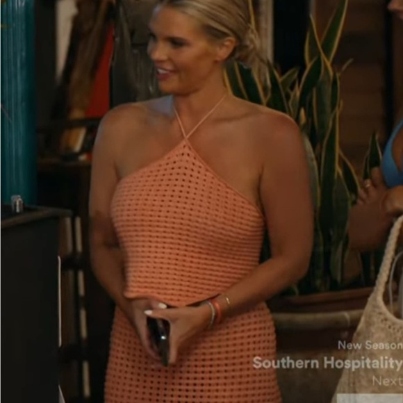 Gianni Bini Pink Crochet Eddie Skirt Size Medium- worn by Southern Charm Star!⭐️ - Picture 2 of 7